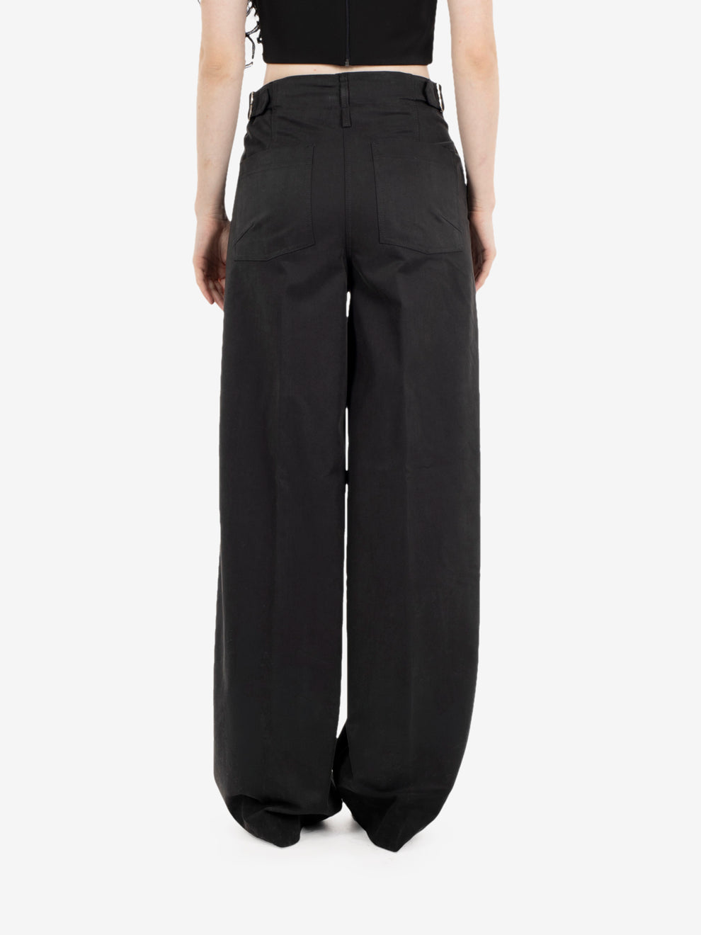 Pantalone palazzo Dubai nero