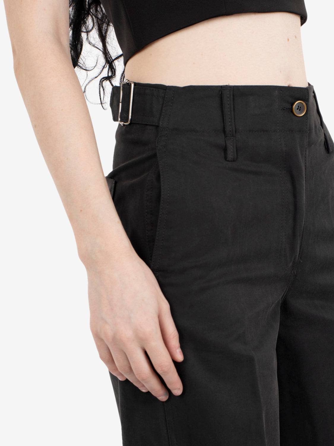 Pantalone palazzo Dubai nero