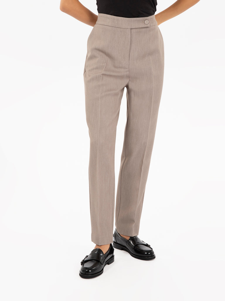 STIMM - Pantaloni a sigaretta beige