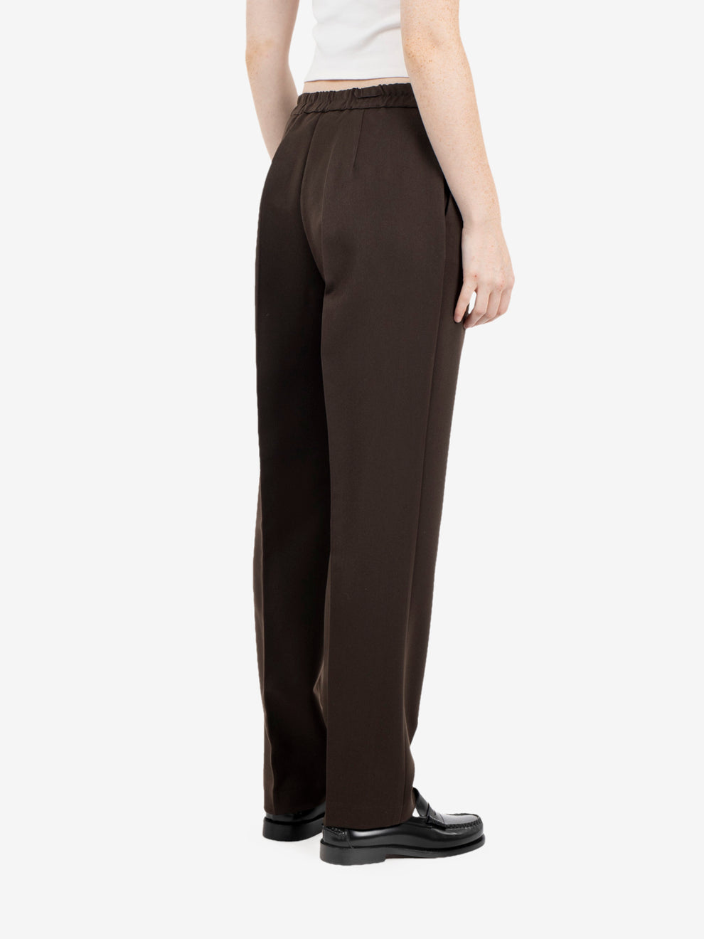 Pantaloni a sigaretta chino moro