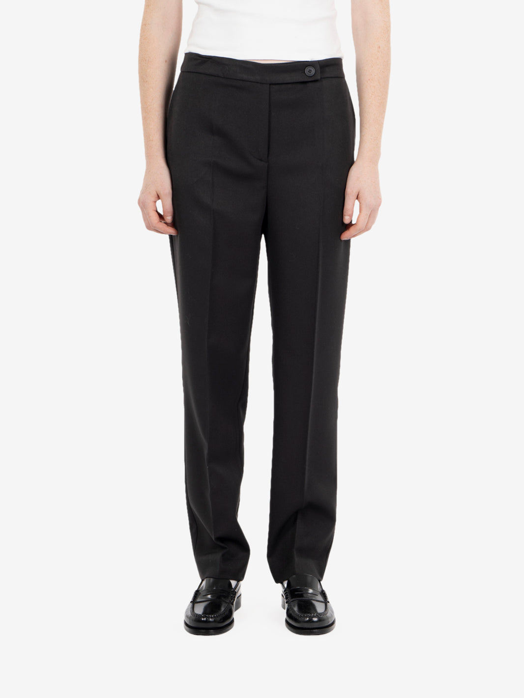 Pantaloni a sigaretta chino nero