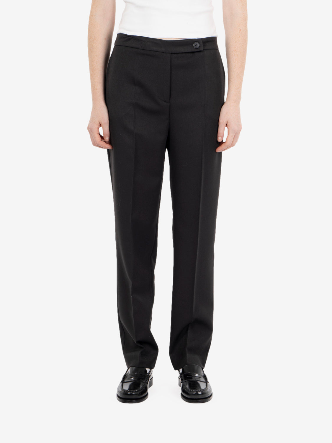Pantaloni a sigaretta chino nero