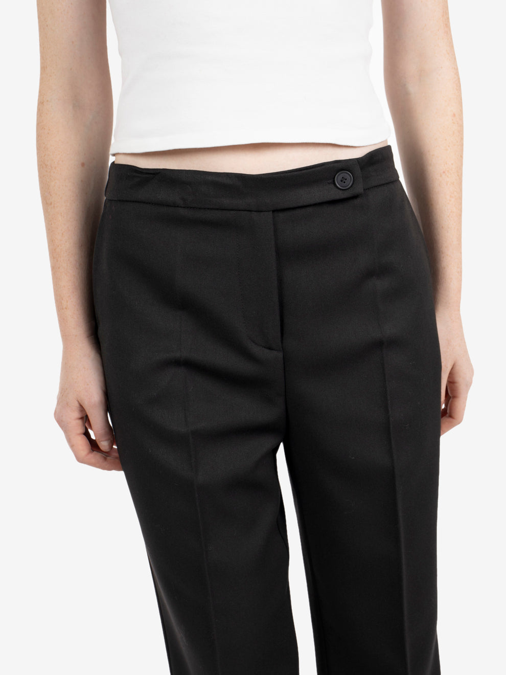 Pantaloni a sigaretta chino nero