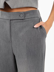 STIMM - Pantaloni a sigaretta grigio