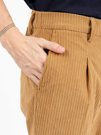 Abel Corduroy Trousers Beige