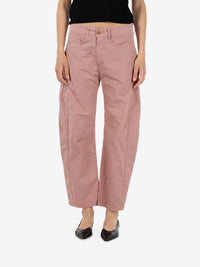 Pantaloni balloon geranio