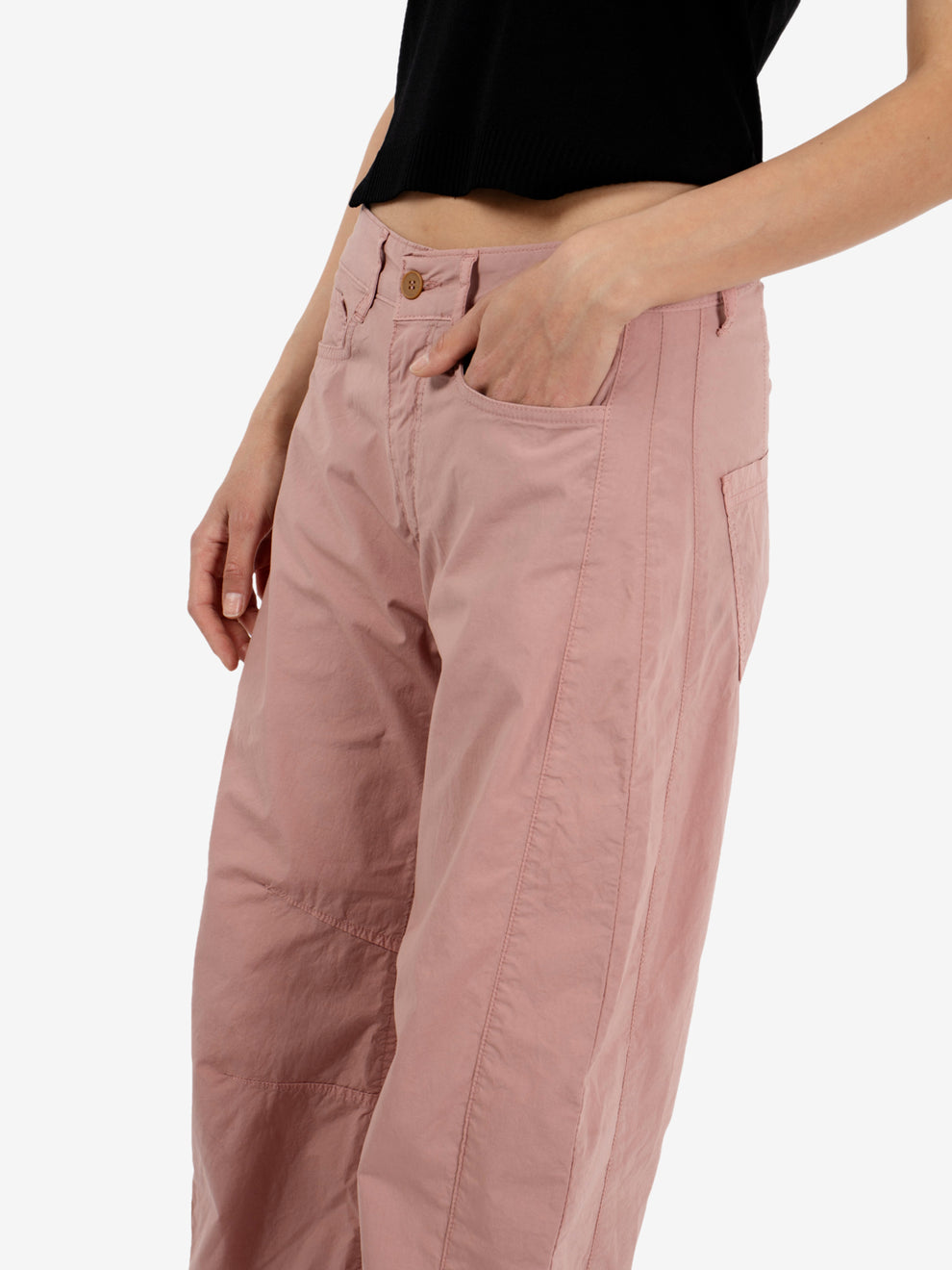Geranium balloon trousers