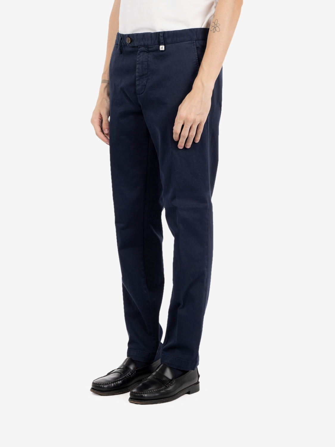 Pantaloni basic blu navy