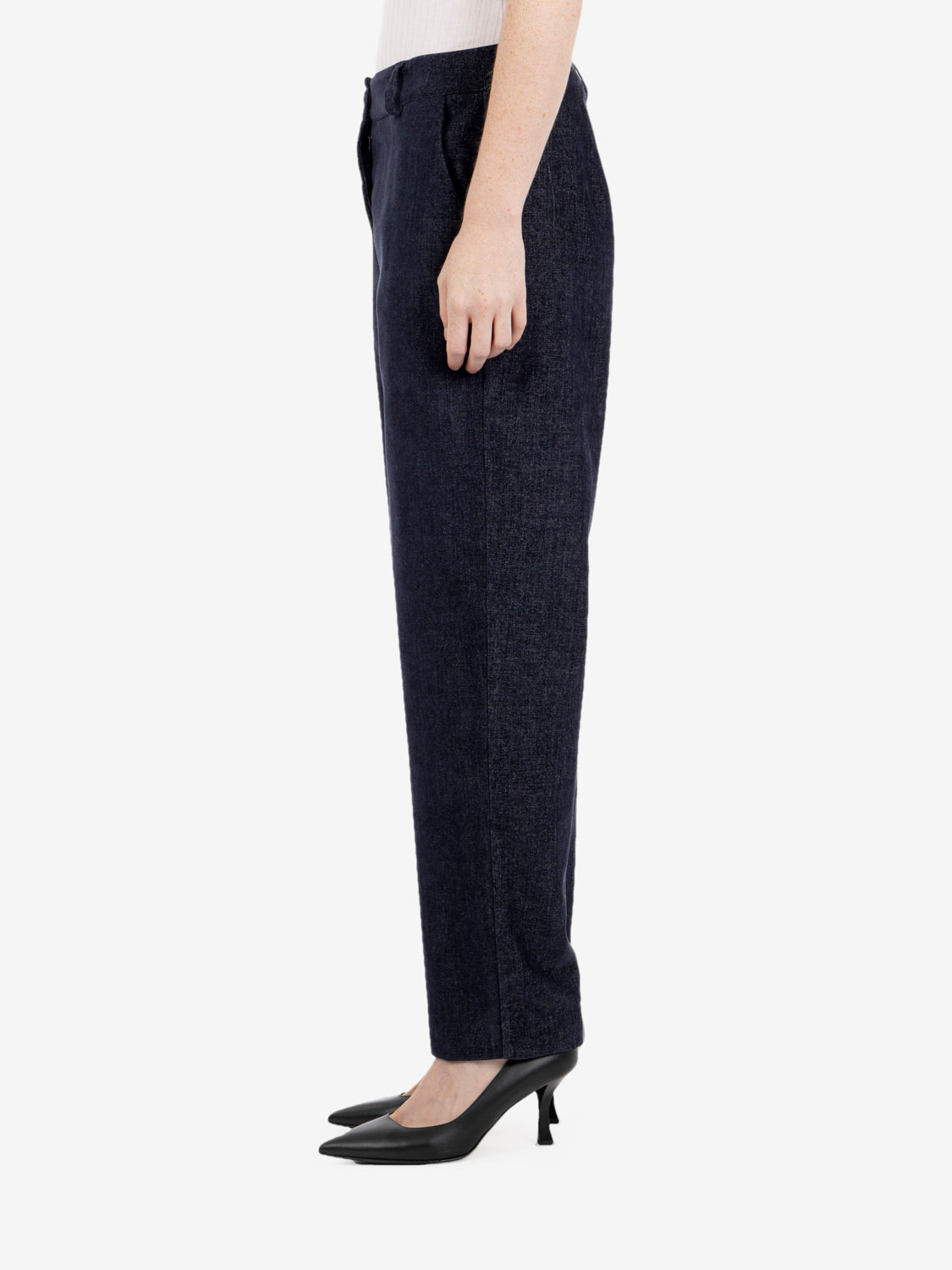 Blue carrot fit trousers