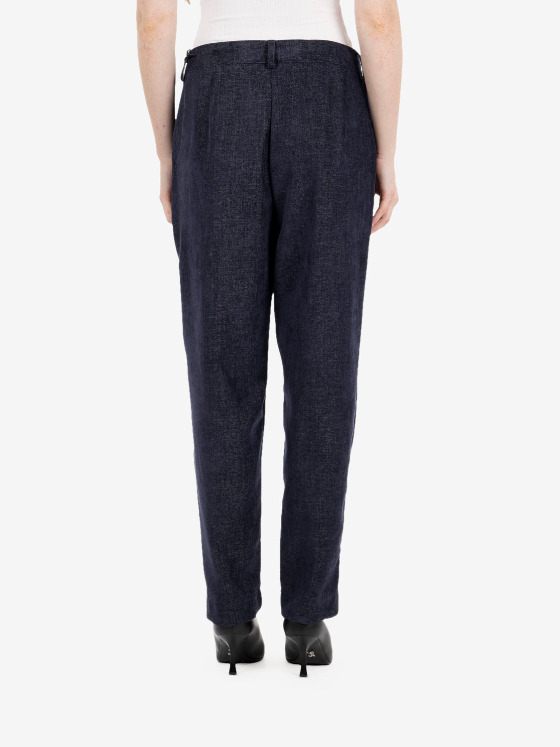 Blue carrot fit trousers