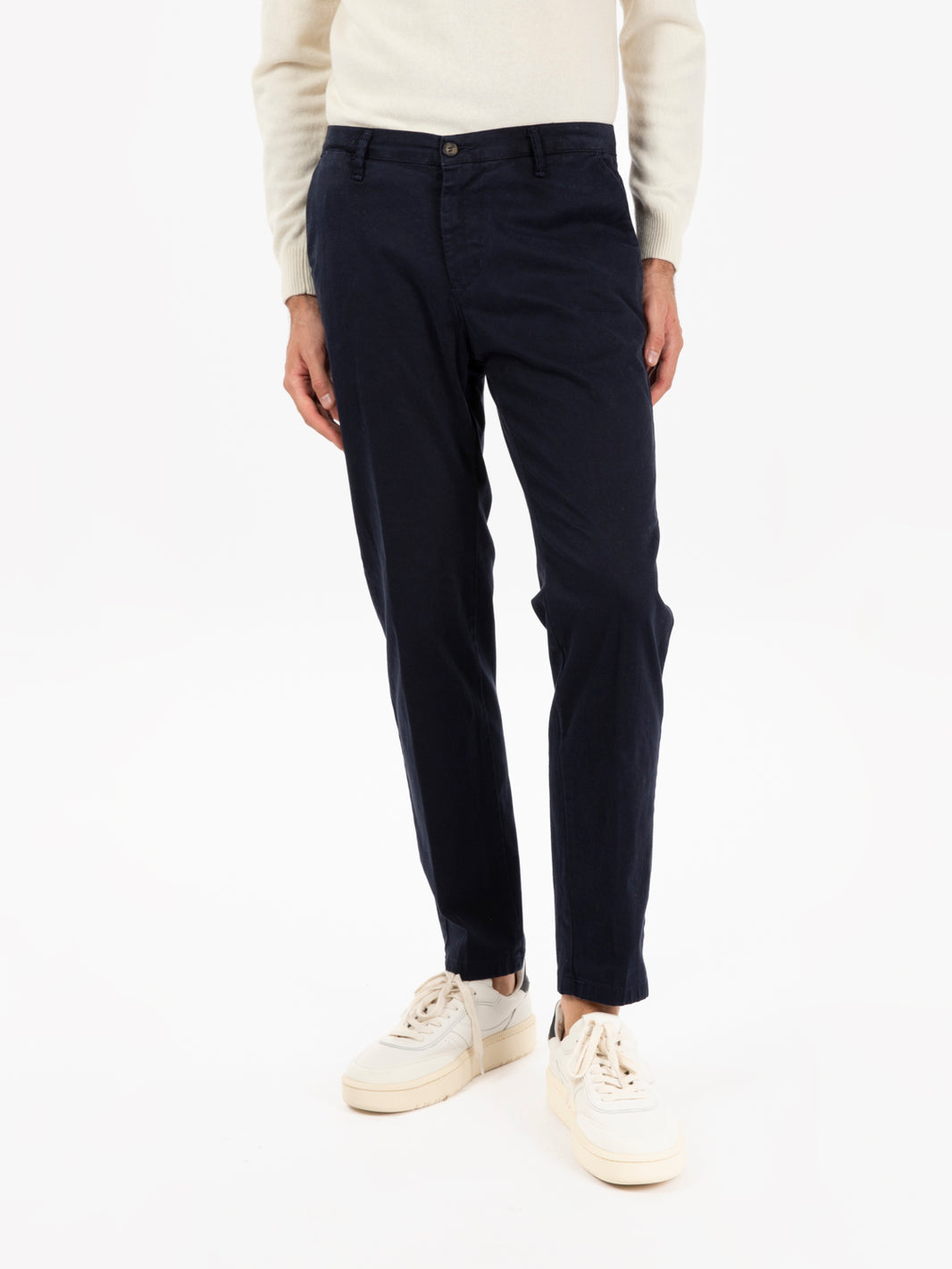 Cellena Chino Pants in Blue Cotton