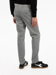 STIMM - Pantaloni Cellena chino in cotone grigio