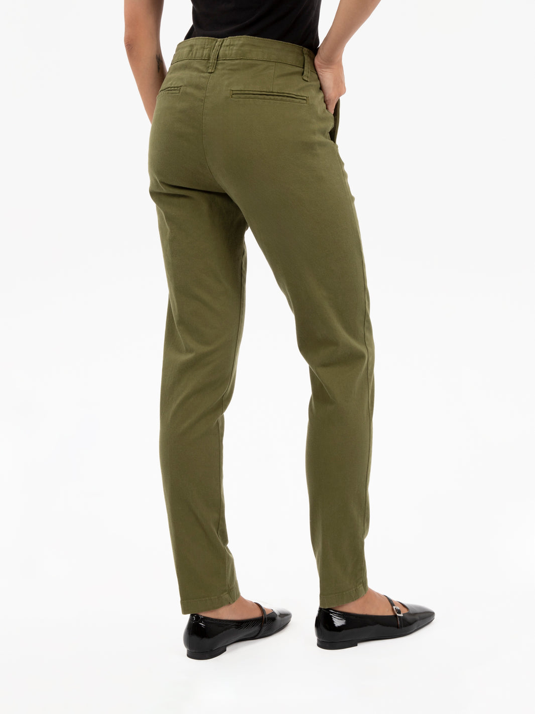 Pantaloni chino Cuba in cotone muschio