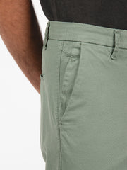 STIMM - Pantaloni chino misto lino salvia