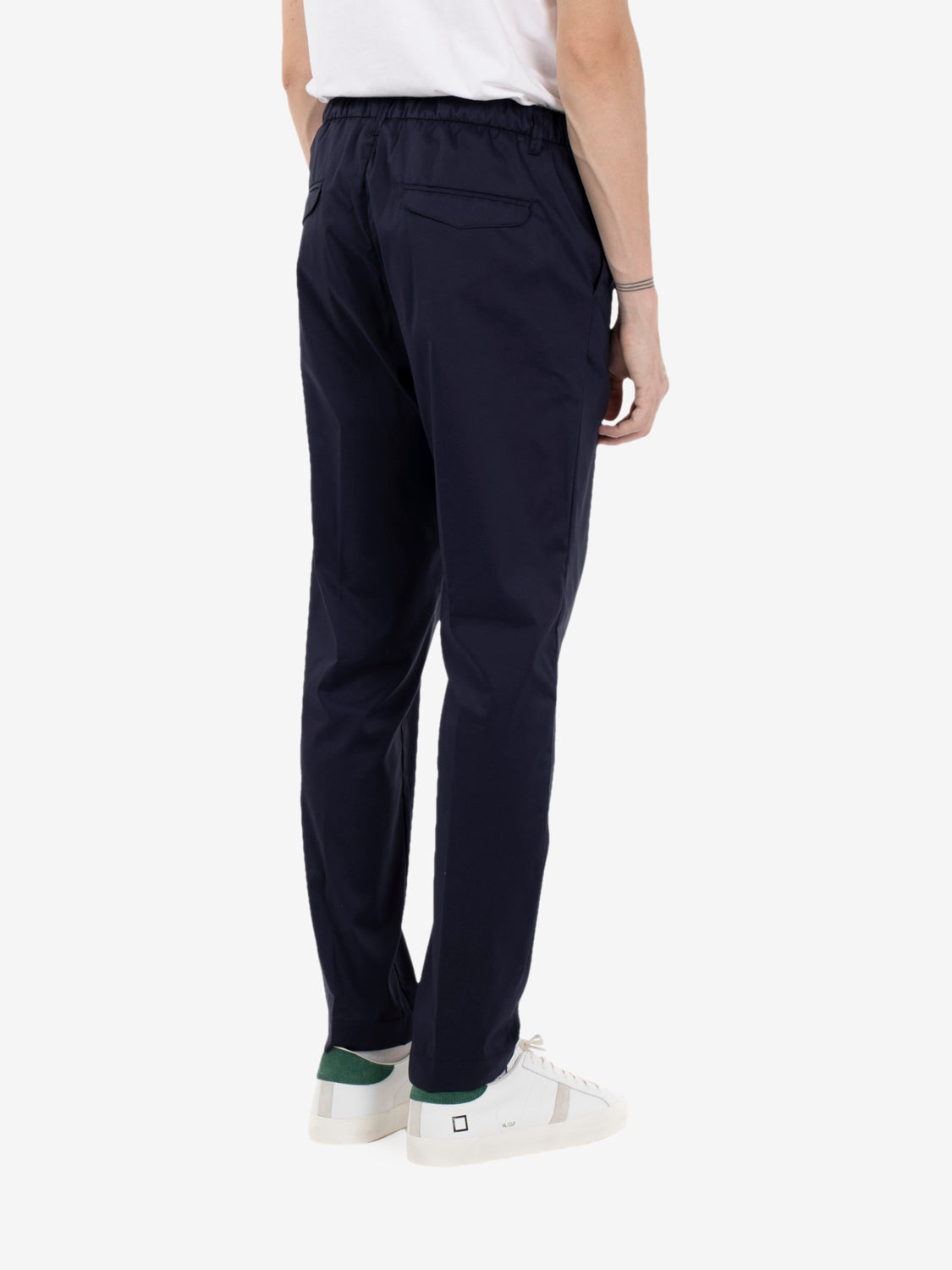 Navy drawstring trousers