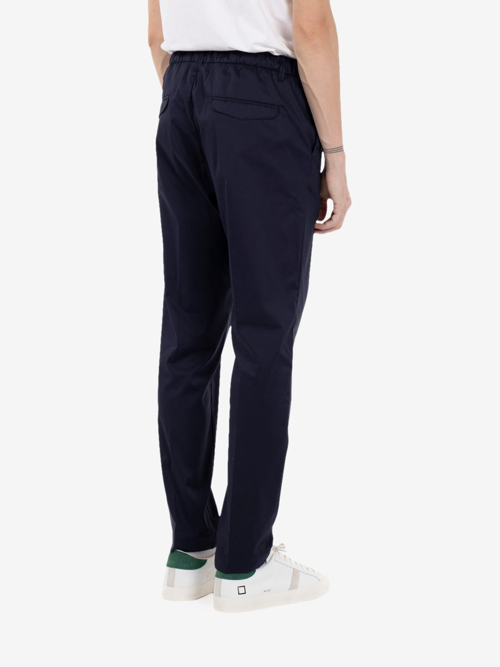 Navy drawstring trousers
