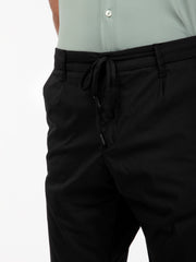 STIMM - Pantaloni con coulisse neri