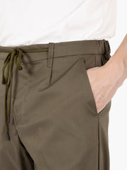 STIMM - Pantaloni con coulisse verde