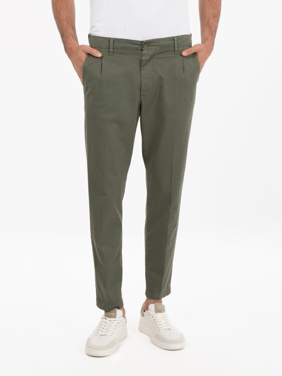 Military Elastic Waist Pants