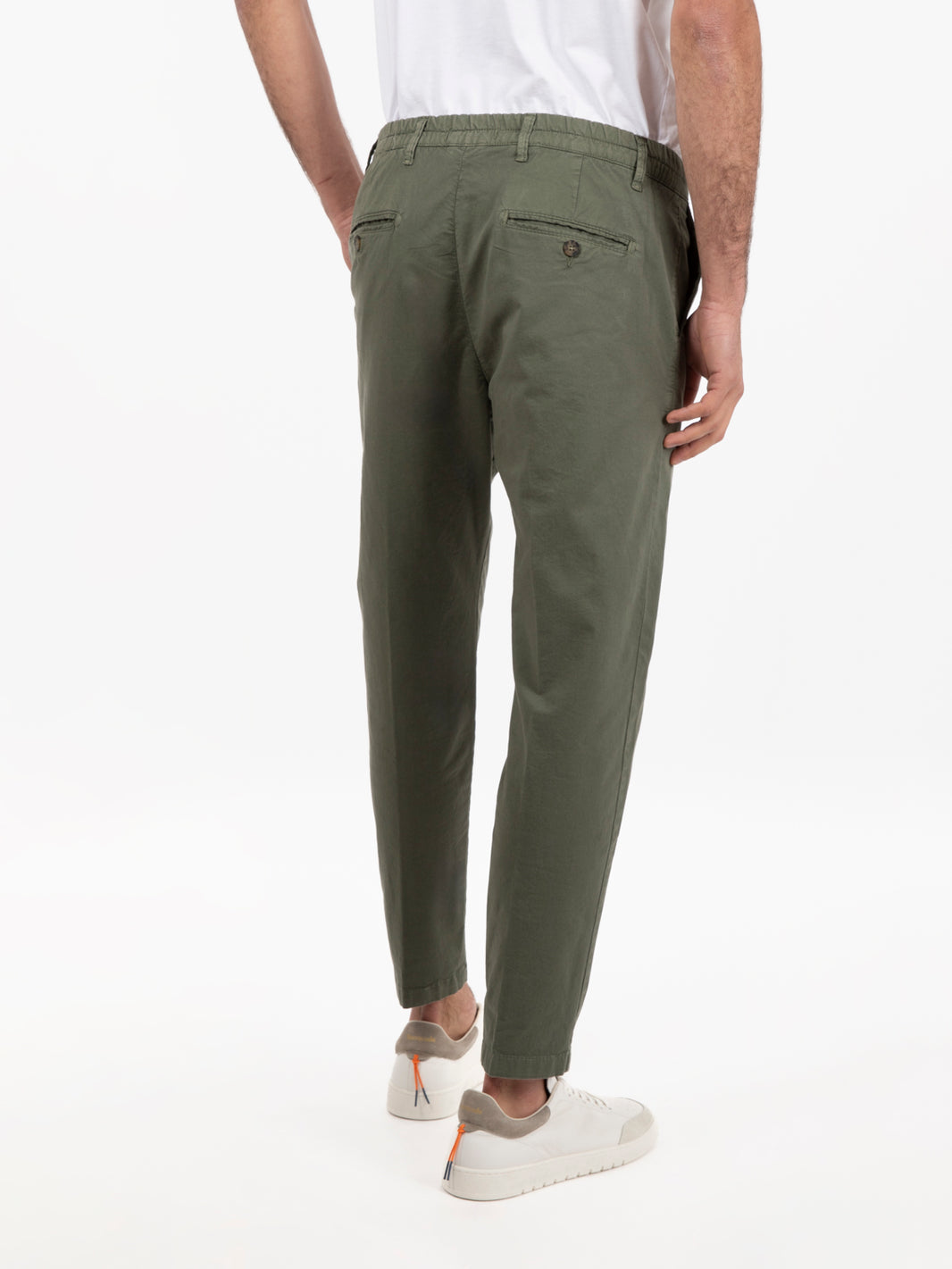 Military Elastic Waist Pants