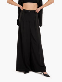 Pantaloni doppia pinces neri