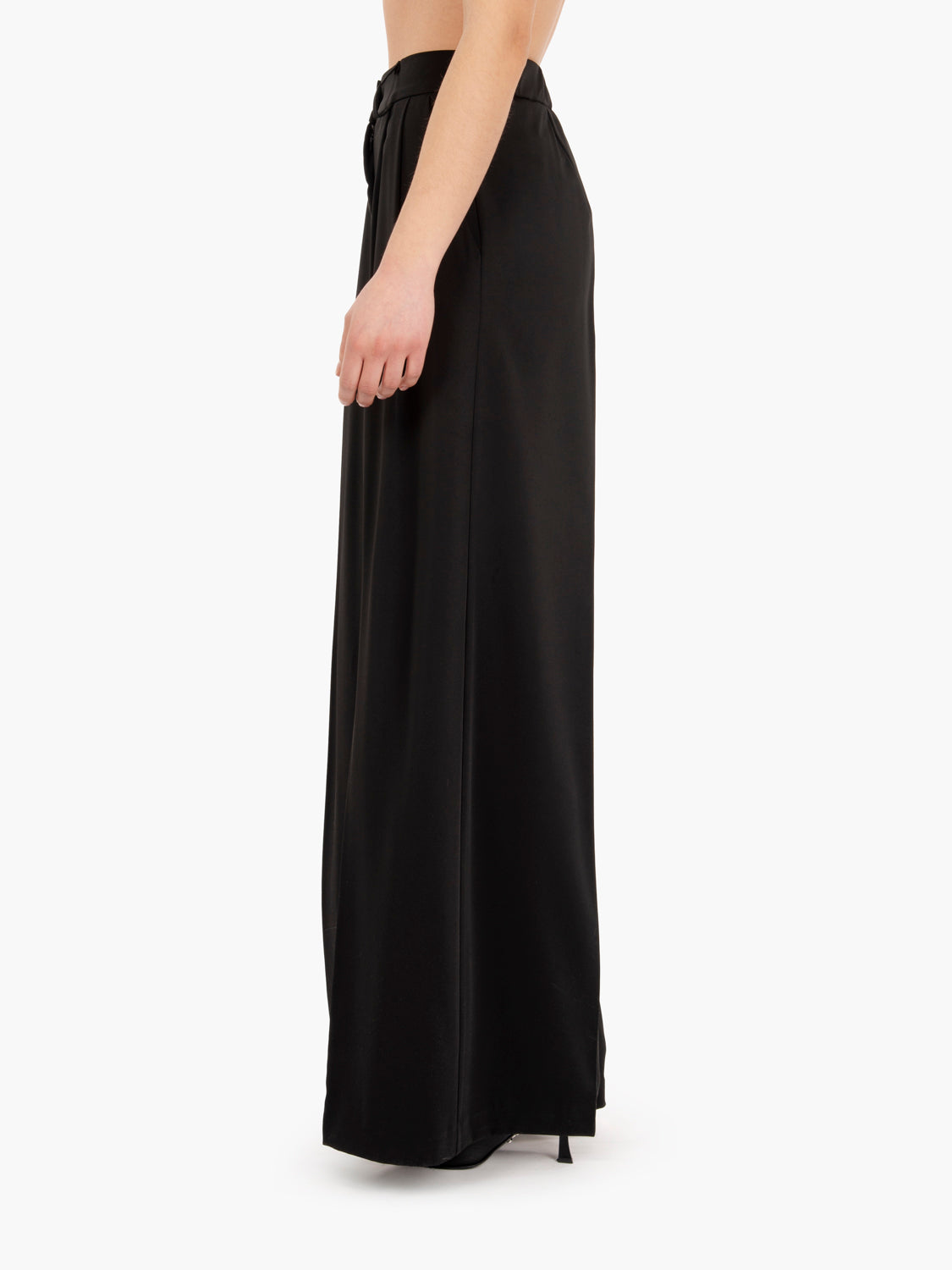 Pantaloni doppia pinces neri