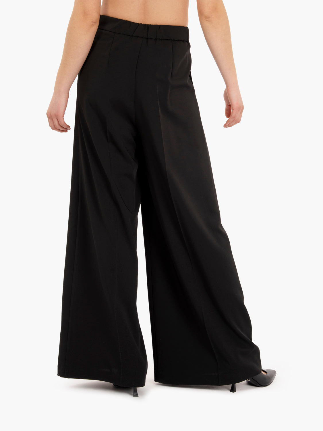 Pantaloni doppia pinces neri