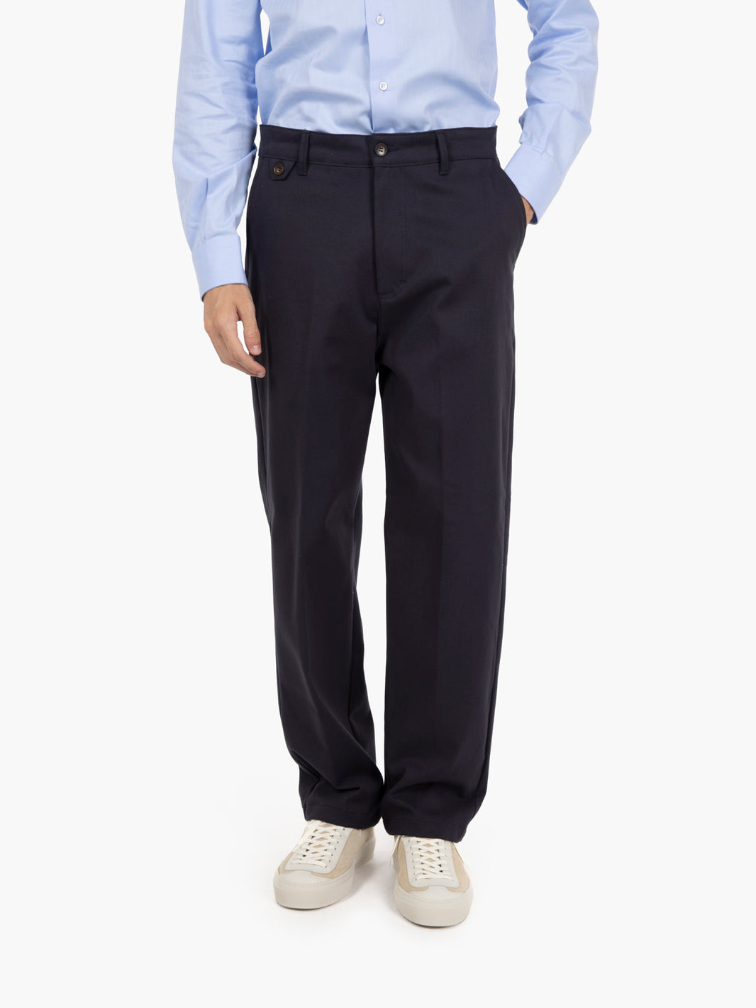 Pantaloni dritto blu