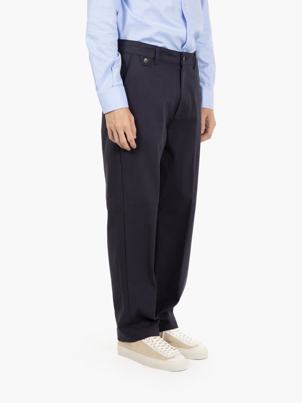 Pantaloni dritto blu