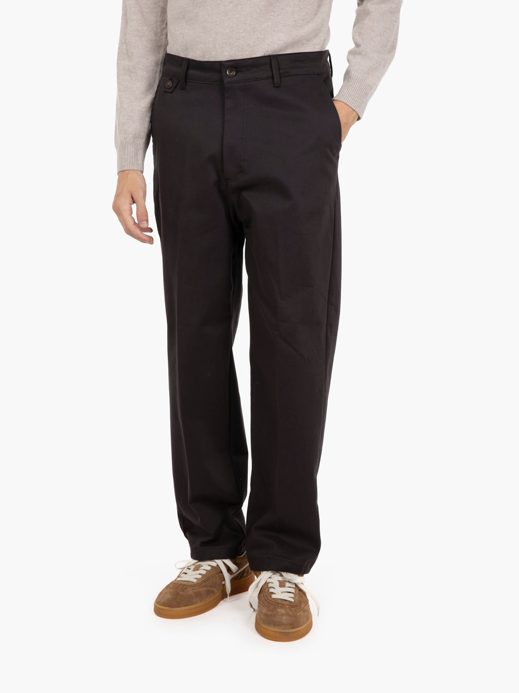 Pantaloni dritto nero