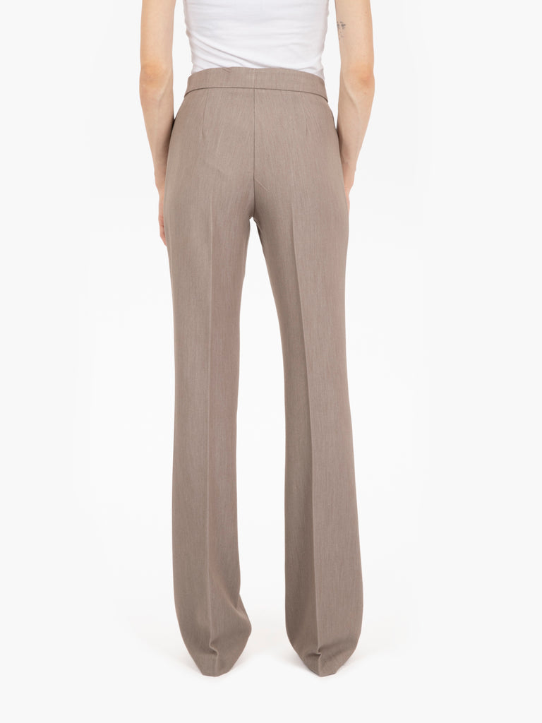 STIMM - Pantaloni flare beige