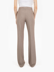 STIMM - Pantaloni flare beige