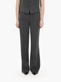 Pantaloni gamba dritta antracite