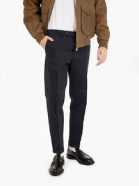 Blue cotton trousers