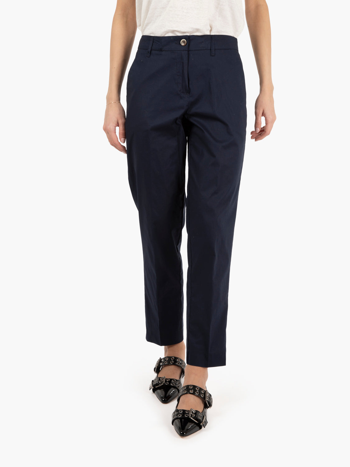 Pantaloni Iris dritti blu