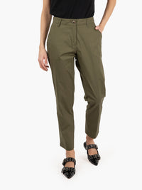 Iris straight military trousers