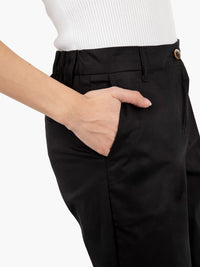 Iris straight black trousers
