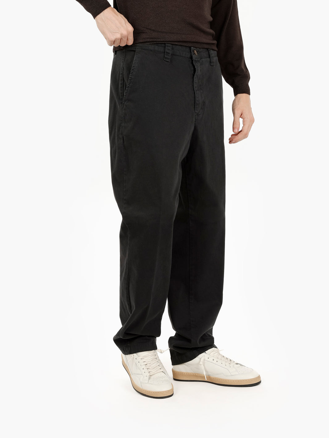 Pantaloni Lima in morbido cotone nero