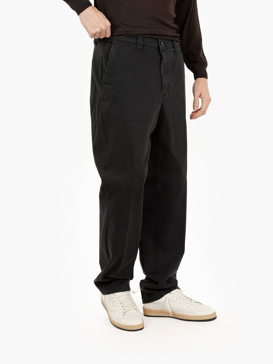 Pantaloni Lima in morbido cotone nero