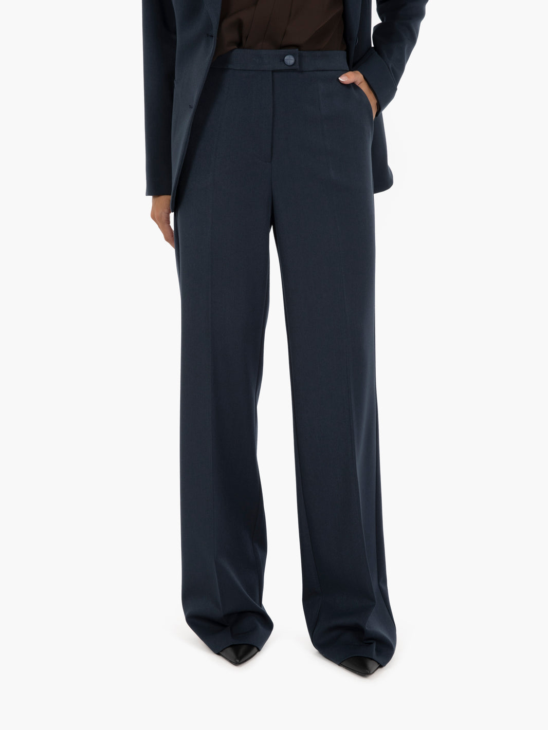 Pantaloni a palazzo blu