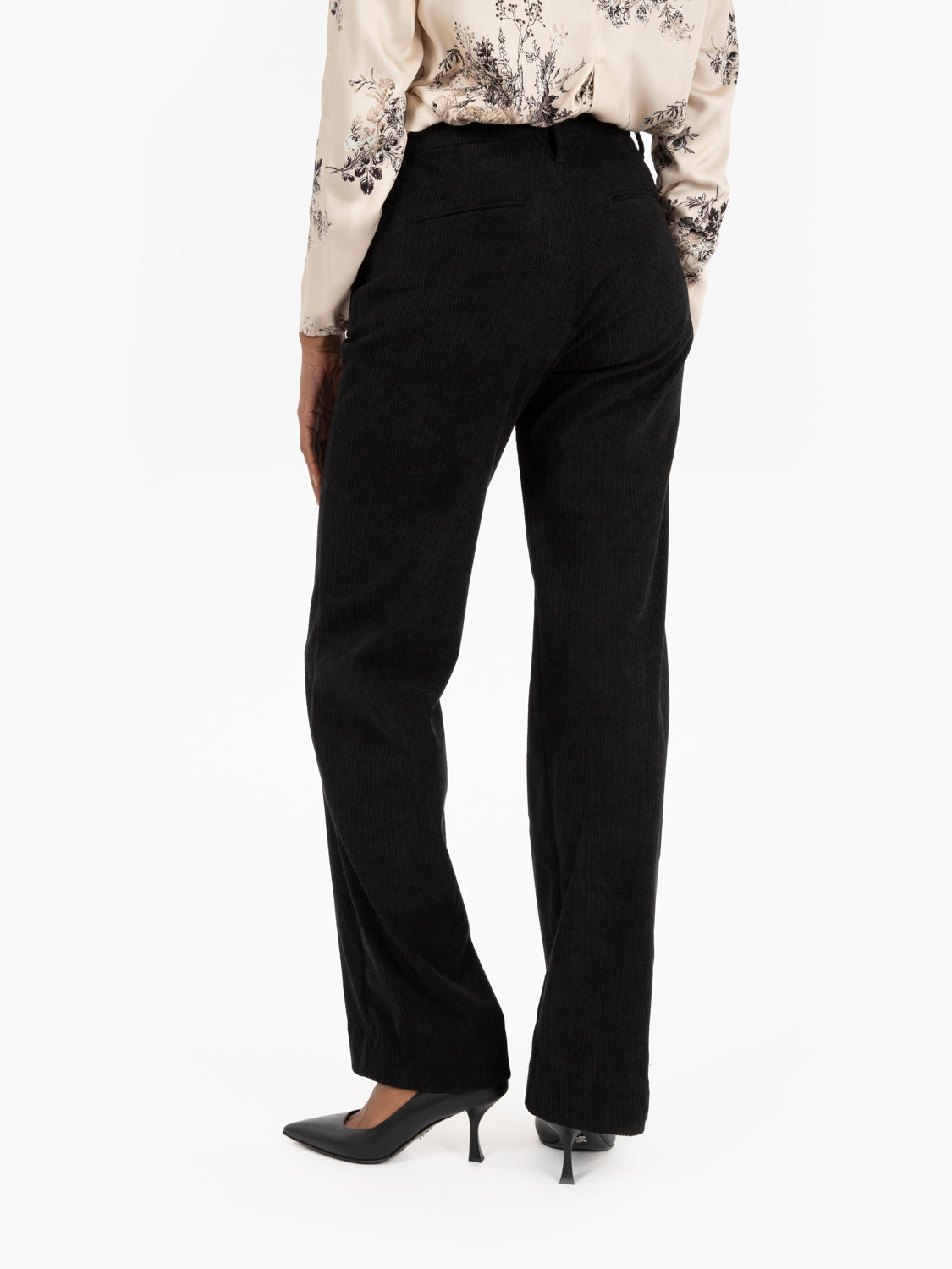 Black Corduroy Palazzo Pants