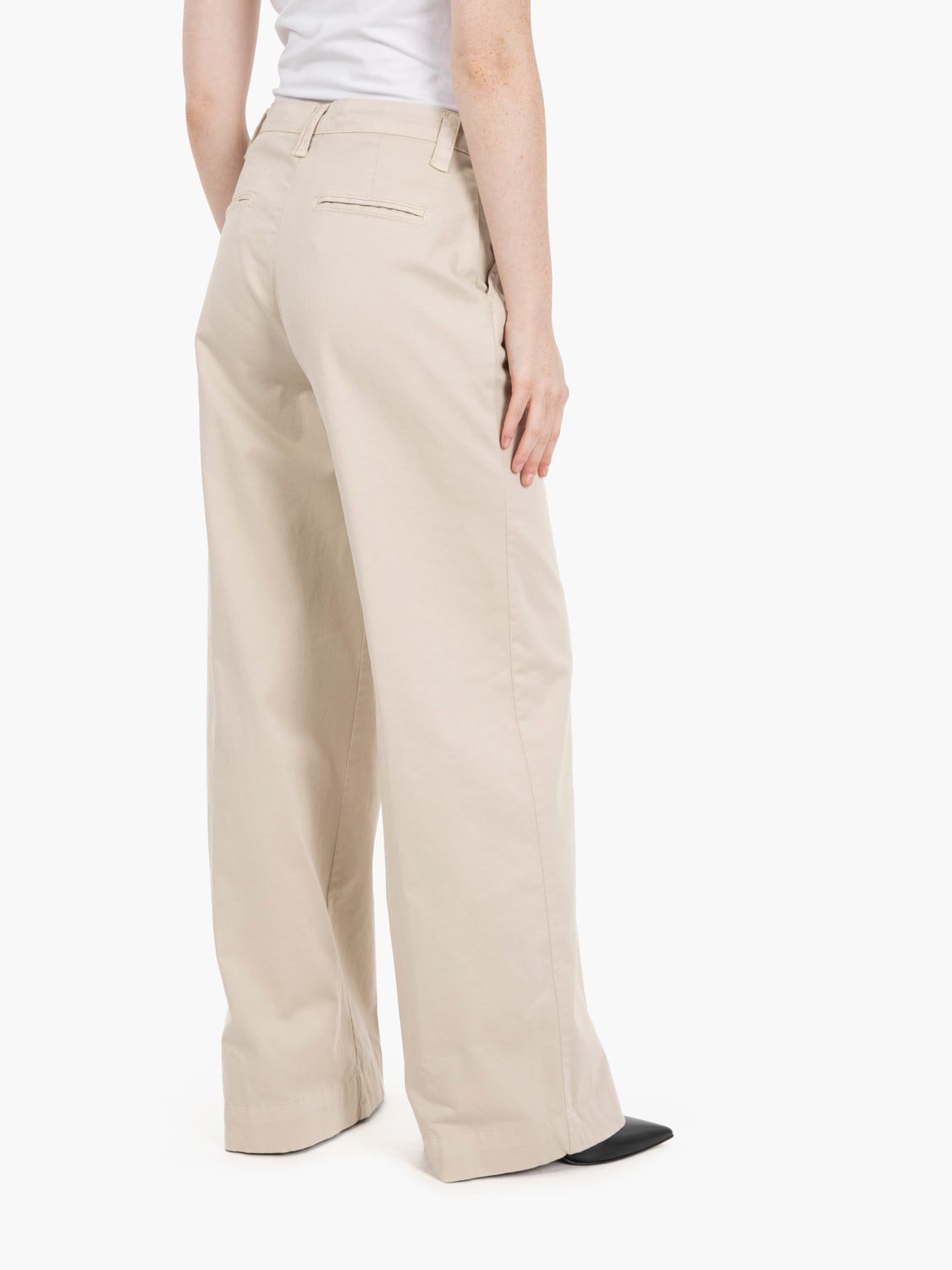 Lilly ivory palazzo trousers