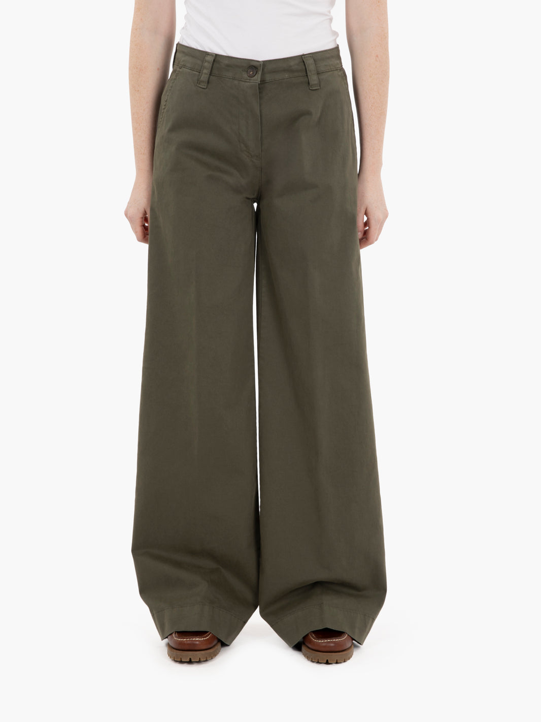 Lilly military palazzo trousers