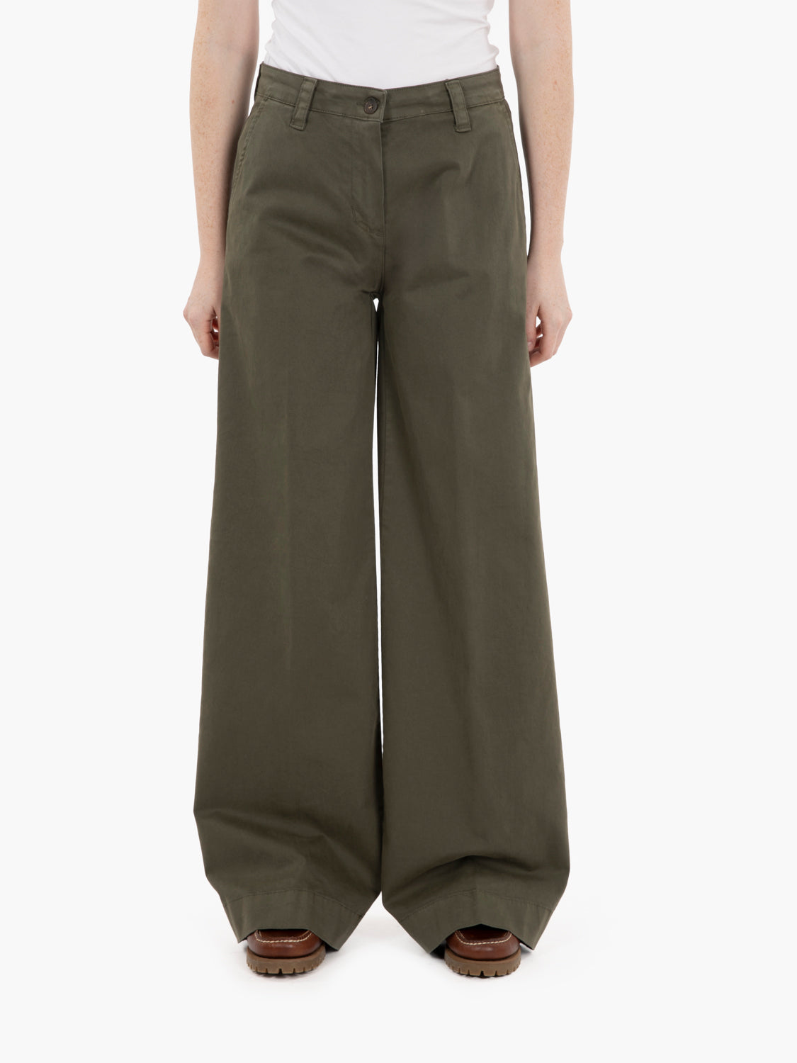 Lilly military palazzo trousers