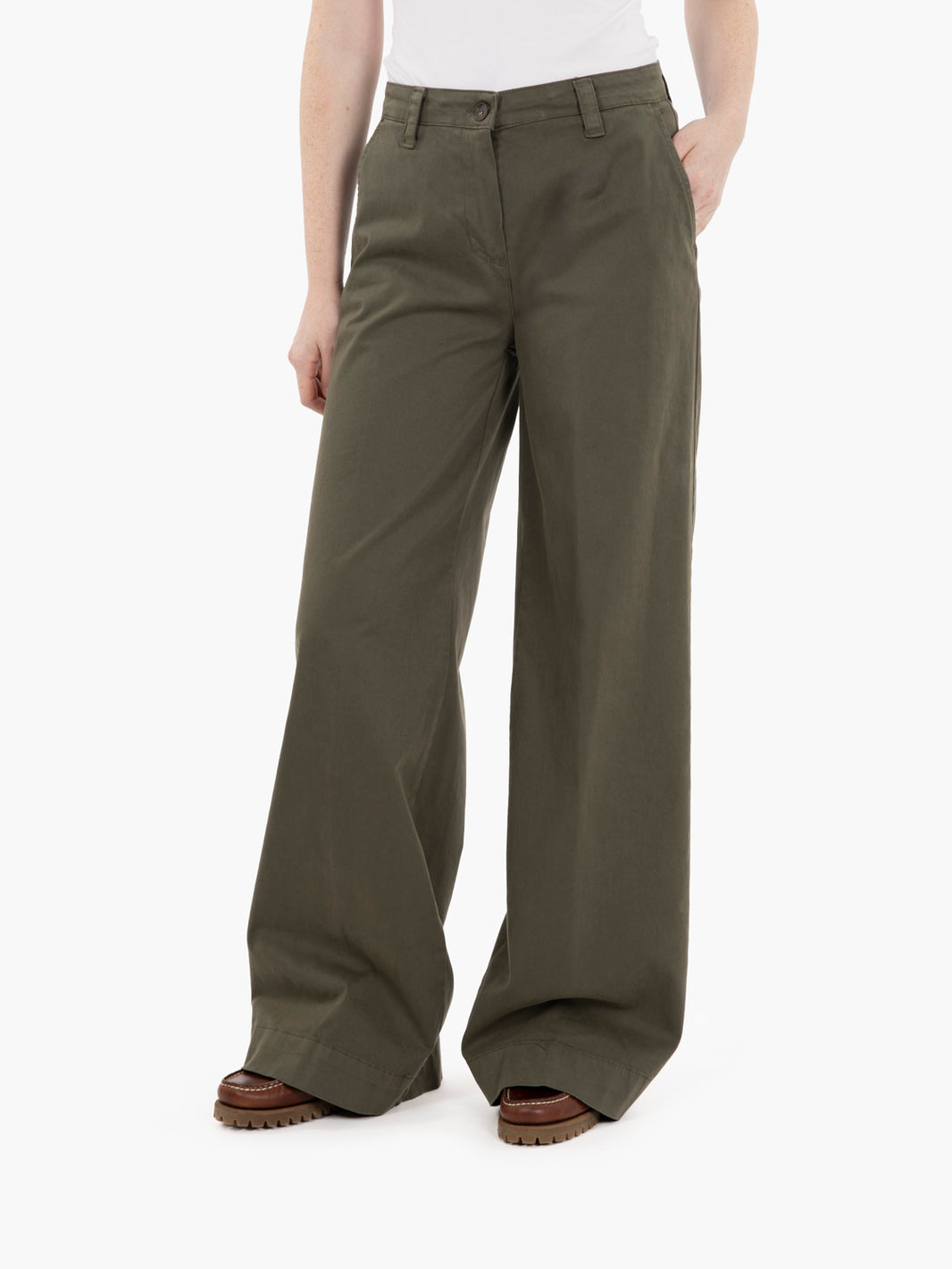 Lilly military palazzo trousers