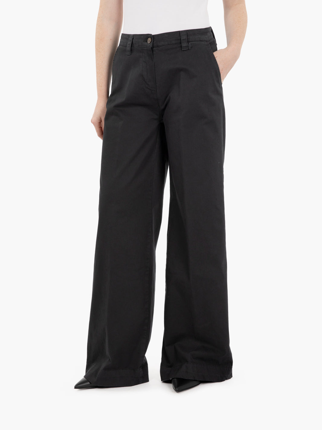 Pantaloni palazzo Lilly nero