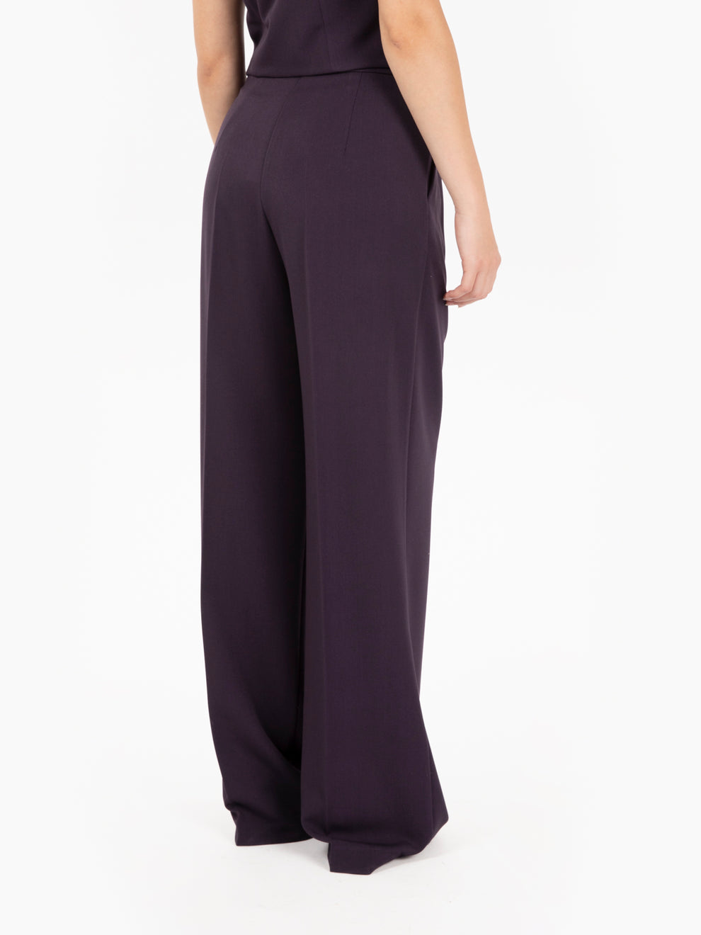 Eggplant palazzo pants