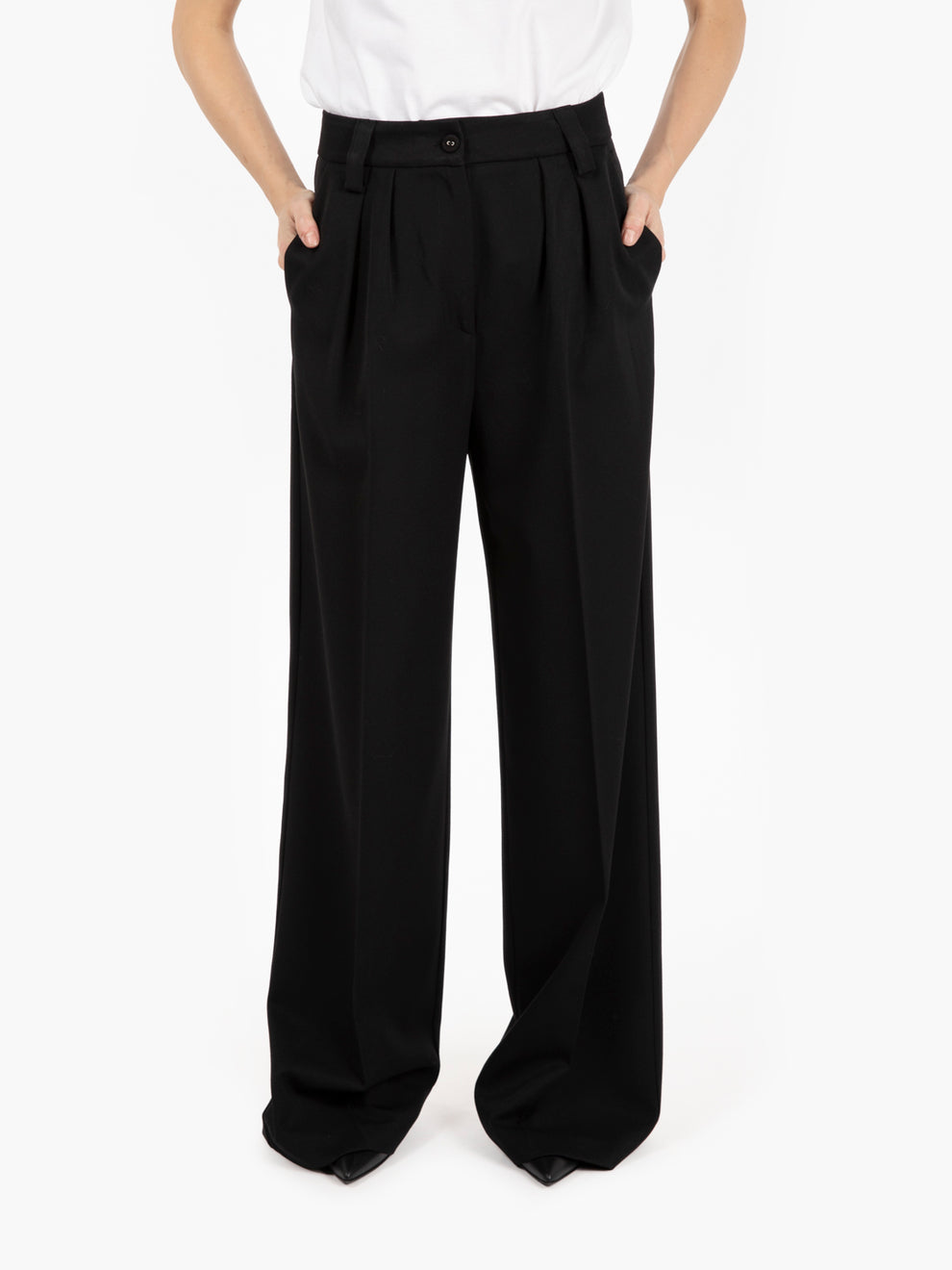 Black palazzo pants