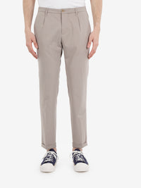 Pantaloni Picche con pinces sabbia