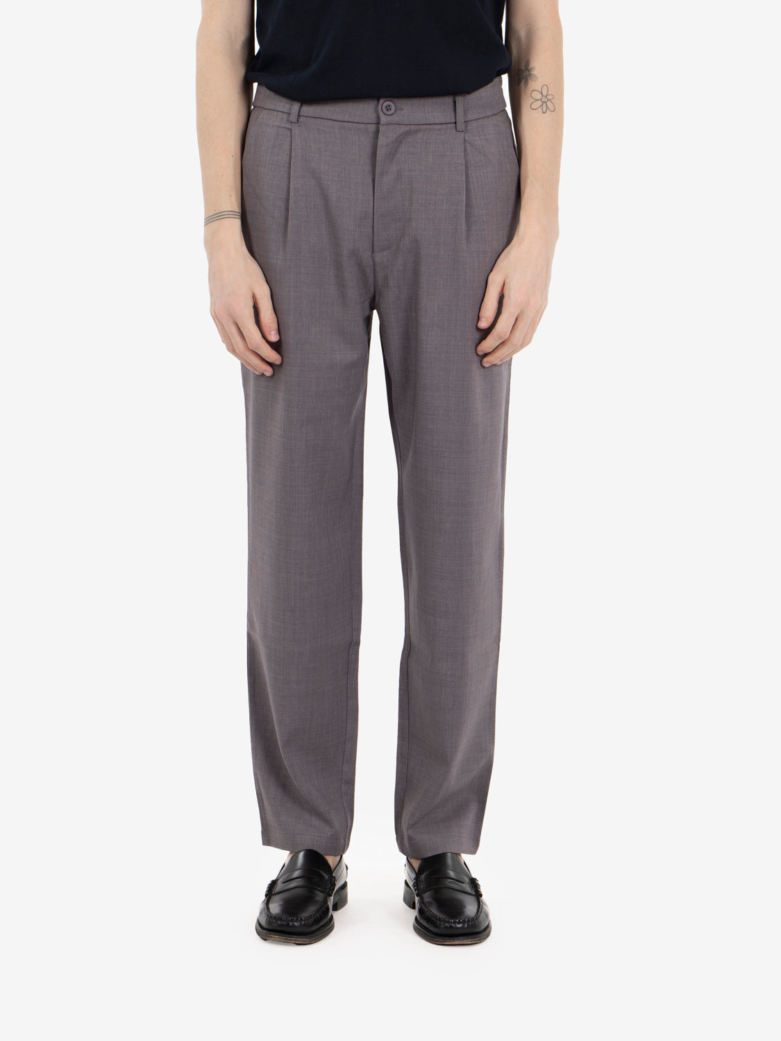 Pantaloni regular grigio